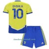 Conjunto (Camiseta+Pantalón Corto) Juventus Paulo Dybala 10 Tercera Equipación 2021/22 - Niño